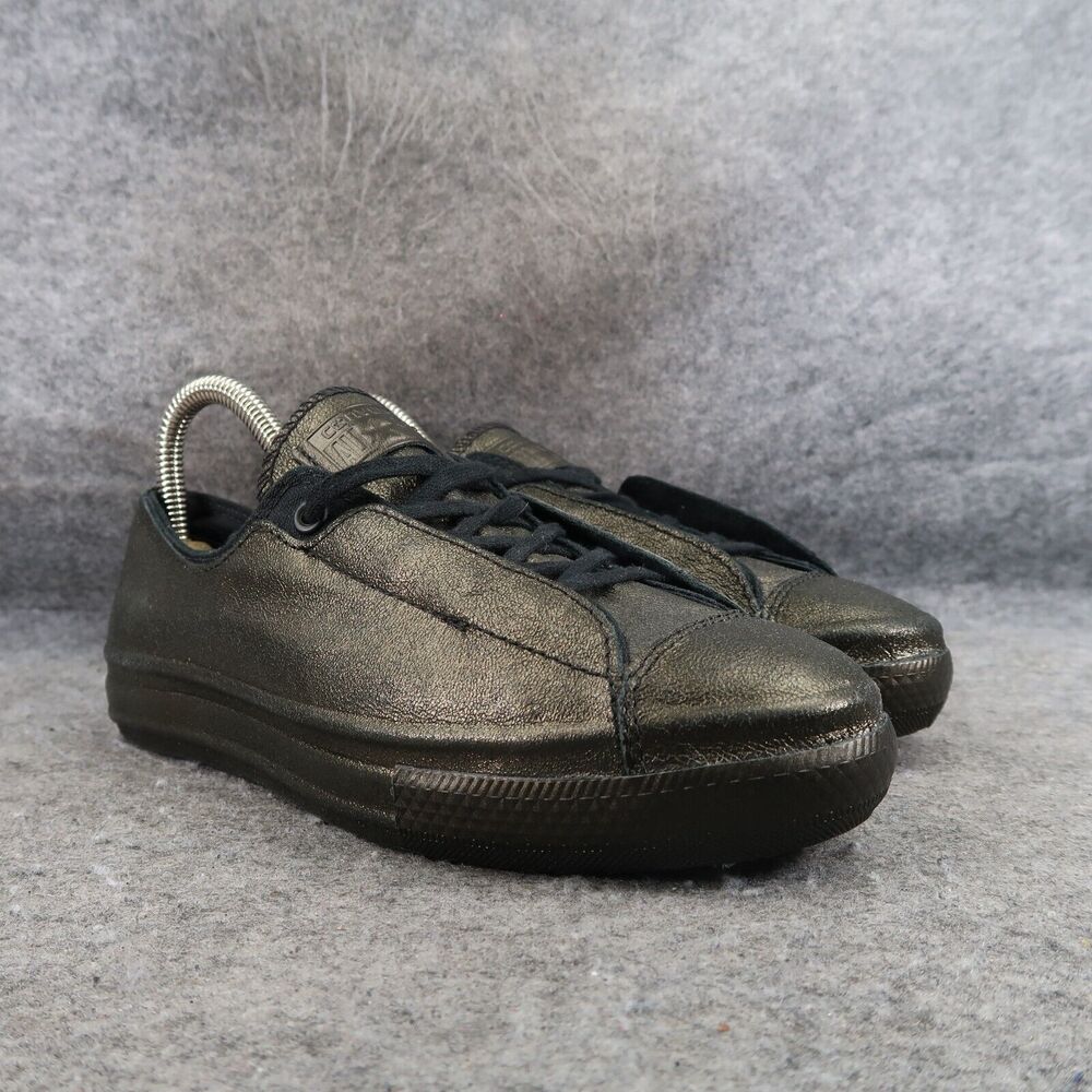 Converse Shoes Womens 6 Sneakers All Star Ox Leather Metallic High Line Shroud